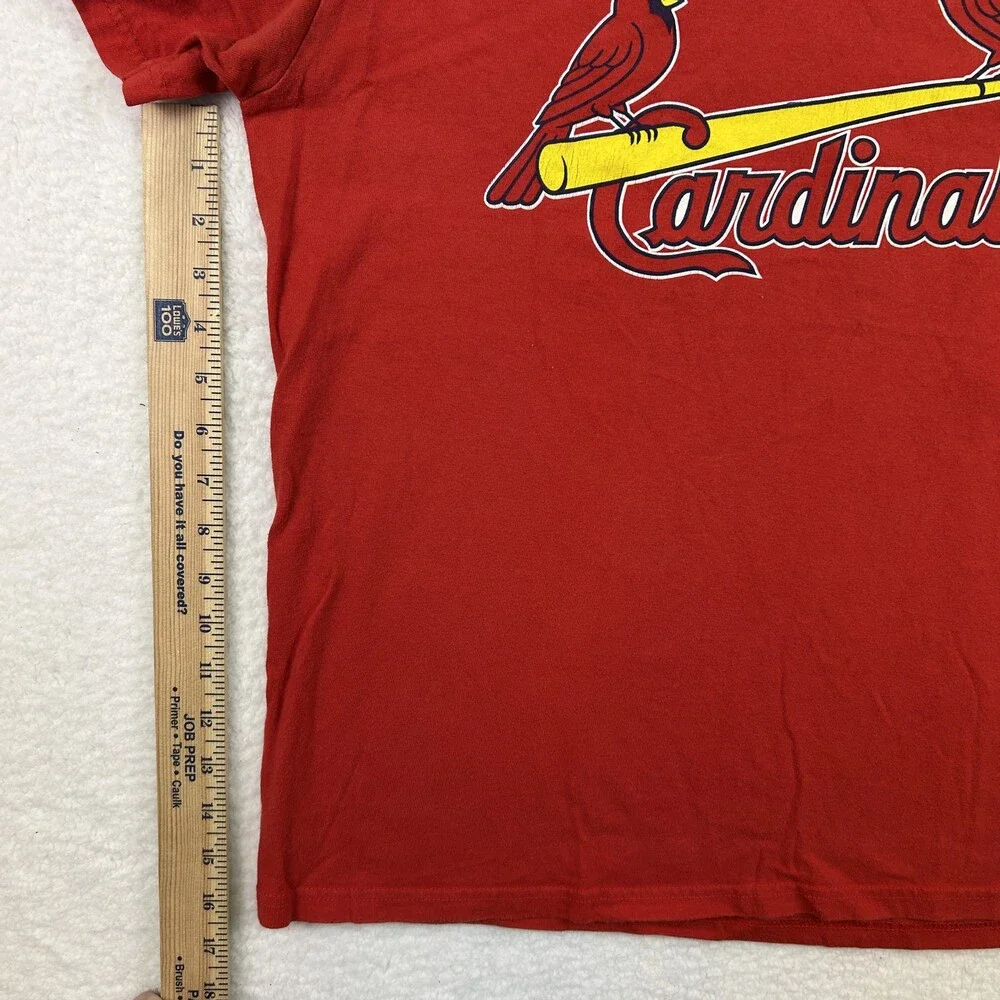 Majestic St. Louis Cardinals Shirt Mens Large Red Freese 23 Baseball MLB Tee